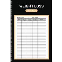 Weight Loss Tracker: Daily weight loss log book to record and monitor your body weight ( 105 Pages "6x9" Inches )