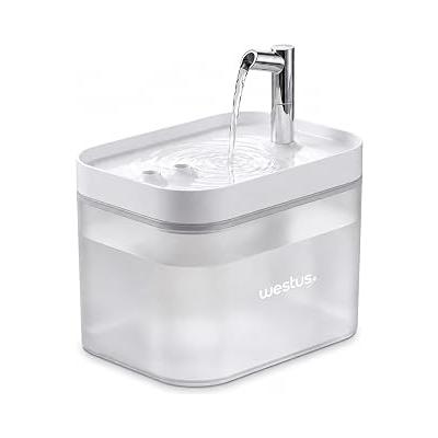 Westus inPets H13™ 1.5 Litre Ultra Sessiz Evcil Hayvan Kedi Köpek Su Pınarı Çeşmesi | Su Sebili Şelalesi | 3 Akış Hızı Kontrollü | Yıkanabilir Filtreli | Gıda Sınıfı Antibakteriyel (BPA Free)