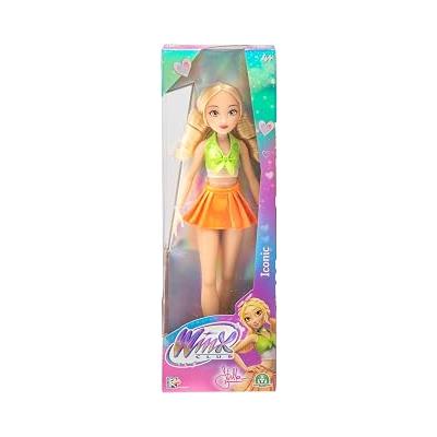 Winx Iconic Doll – İmzalı Kıyafet ve Artikülated Joints ile Stella – Klasik 27 cm Altın Saçlı Moda Bebek – Kızlar için Resmi Winx Club Oyuncak – Büyülü Macera Oyunu – 4+ Yaş