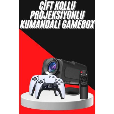 YamanHobi Retro Video Oyunu Konsolu Android Tv El Oyun Konsolu WIFI Taşınabilir Projeksiyon Cihazı