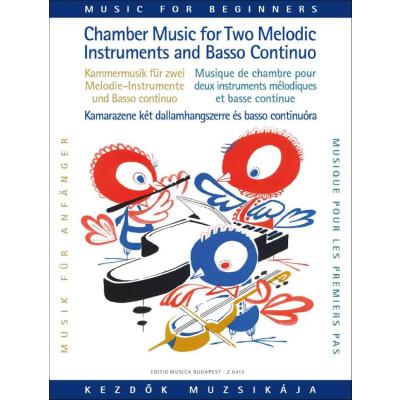 YENİ BAŞLAYANLAR İÇİN ODA MÜZİĞİ, İKİ MELODİ ENSTRÜMANLAR MUSİQUE D'ENSEMBLE