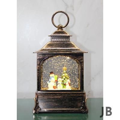 Yılbaşı Temalı Işıklı Müzikli Kar Küresi Alk3214