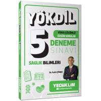 YÖKDİL Sağlık Bilimleri Video Çözümlü Özgün Sorular 5 Deneme Sınavı