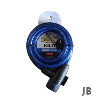 Yuma Ym- 734 150cm  Mavi Bisiklet Kilidi