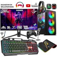 Zeiron Damage X40 Ryzen 7 5700X 32Gb Ram 1Tb M.2 Nvme Ssd Rtx4060 8Gb 27" 240Hz Oyuncu Masaüstü Bilgisayar
