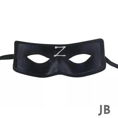 Zorro Maskesi Arkadan Lastikli Z Baskılı