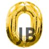 0 Rakamlı Folyo Balon Gold Renk  40 İnç