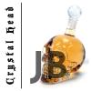 1000 Ml Crystal Head Kuru Kafa İçki Şişesi
