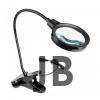12 Led Clipslı Işıklı Büyüteç,işıklı Masa Lambası Çalışma Lambası