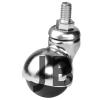 205 - 40 Mm Küre Krom Vidalı Teker 4 Adet