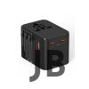 25w Evrensel Seyahat Adaptörü, Eu/us/uk/au Priz Dönüştürücü, 1x Usb, 2x Type-c Hızlı Şarj