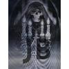 3 Boyutlu Resim  3 Farklı Resim Değişenli Halloween İskelet Tablosu 30x40 Cm