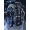 3 Boyutlu Resim  3 Farklı Resim Değişenli Halloween İskelet Tablosu 30x40 Cm