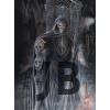 3 Boyutlu Resim 3 Farklı Resim Değişenli Kuru Kafa Tablosu 30x40 Cm