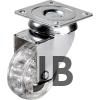 301 - 50x20 Mm Şeffaf Makaralı Tablalı Teker