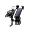 360° Derece Ayarlanabilen Gidon Bağlantılı Bisiklet Motosiklet İçin Abs 4-7.8″ İnç Telefon Tutucu