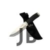 7-7 Siyah Av / Outdoor Bıçak 22cm - Siyah Sap, Kılıflı