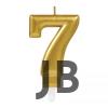 7 Rakam Mum Gold Renk