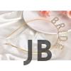 Altın Gold Renk Bekarlığa Veda Kristal Taş Bride Tacı İthal 16x10 Cm