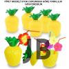 Ananas Hawaii Luau Aloha Pipetli İçecek Kabı Bardak 10x13 Cm 1 Adet