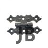Antika Tarz Dekoratif Pirinç Yıldız Menteşe - 63x36 Mm, Oksit
