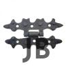 Antika Tarz Dekoratif Pirinç Yıldız Menteşe - 84x44 Mm, Oksit