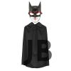 Batman Maskesi Cat Woman Ve Batman Pelerini 90 Cm Siyah Renk Set