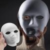 Beyaz Renk Boyanabilir Anonim Tam Yüz Cosplay Maske 24x18 Cm