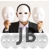 Beyaz Renk Boyanabilir Anonim Tam Yüz Cosplay Maske 24x18 Cm