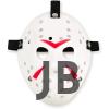Beyaz Renk Kırmızı Çizgili Tam Yüz Hokey Jason Maskesi Hannibal Maskesi