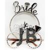 Bride Yazılı Taç Ve Bride To Be Yazılı Gözlük Seti Gümüş Renk