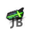 Bt26 Motosiklet Kask Kulaklık Bluetooth Rgb Işıklı 2 Eşleşme Özellikli 1000 Mah Intercom
