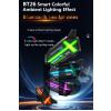 Bt26 Motosiklet Kask Kulaklık Bluetooth Rgb Işıklı 2 Eşleşme Özellikli 1000 Mah Intercom