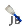 Bursa Paslanmaz Gıda Spatulası No:4, 10 Cm - Plastik Sap