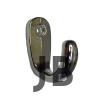 Büyük Tekli Fincan Askı, Dekor Askısı - Nikel, 12x23x30 Mm