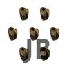 Büyük Tekli Fincan Askı, Dekor Askısı - Antik, 100 Adet, 12x23x30 Mm