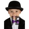 Charlie Chaplin Stil Çocuk Şapkası – Siyah Melon Parti Şapkası
