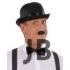 Charlie Chaplin Stil Yetişkin Şapkası – Siyah Melon Parti Şapkası
