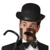 Charlie Chaplin Stil Yetişkin Şapkası – Siyah Melon Parti Şapkası
