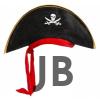 Çocuk Boy Kadife Jack Sparrow Denizci Kaptan Jack Korsan Şapkası 45x16 Cm
