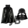 Çocuk Boy Yıldız Savaşları  Wars Darth V Maskesi Ve 90 Cm Pelerin Seti Siyah