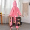 Çocuk Tavşan Kostümü Pembe Renk 4-5 Yaş 100 Cm