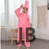 Çocuk Tavşan Kostümü Pembe Renk 4-5 Yaş 100 Cm