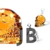 Crystal Head Kuru Kafa Cam Şişe 350 Ml