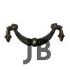 Dekoratif Zamak Üzümlü Kulp - 64mm, Antik, 100 Adet