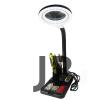 Esnek 5x /10x,40 Led Işıklı Büyüteç ,lamba  Büyüteç Okuma, Çalışma Lehim Masa Lambası A808