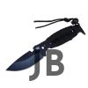 Gear Assault 0238bk Kamp Bıçağı 22,5 Cm - Siyah, Metal Ampampamp İpli Sap