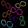 Glow Parti Gözlüğü Glow Partisi Yuvarlak Şekilli Fosforlu Gözlük 6 Adet