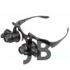 Gözlük Modeli 10x 15x 20x 25x Lens,2led Işıklı,büyüteç