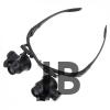 Gözlük Modeli 10x 15x 20x 25x Lens,2led Işıklı,büyüteç